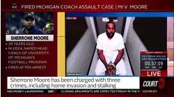 Ex-Michigan Coach Sherrone Moore Charged with Home Invasion, Stalking