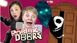 We Played ROBLOX DOORS!! SO SCARY!!!! The Loser Has Won!