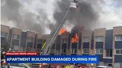 CFD battles large fire at residential building near O'Hare