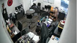 Police searching for man caught on camera stealing from Island Park catering business
