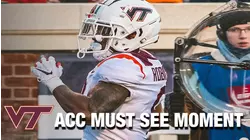 Virginia Tech's Tayvion Robinson Goes 61 For 6 | ACC Must See Moment