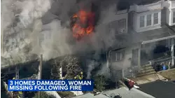 1 person unaccounted for after raging fire in Philadelphia rowhome