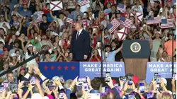Trump hits campaign trail following weaker-than-expected jobs report