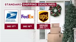 Last-minute shopping and shipping news for the holidays