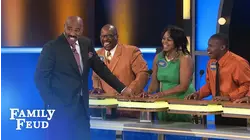 Steve meets Dominque! | Family Feud