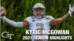 Kyric McGowan 2021 Regular Season Highlights | Georgia Tech WR