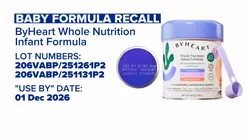 Infants hospitalized after baby formula recall