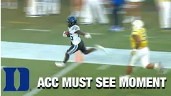 Duke's WR Sahmir Hagans' Huge Punt Return TD | ACC Must See Moment