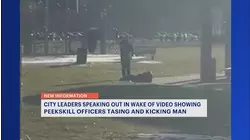 Family of man kicked and tased by police officer in viral video plan legal action against City of Peekskill