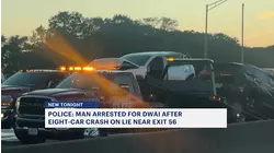 Man arrested for DWI multivehicle crash on LIE near Exit 55