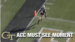 Georgia Tech's Zamari Walton Takes The Fumble For The Score | ACC Must See Moment