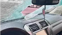 Grandma speaks out after concrete crashes through windshield on I-55
