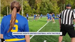 Mahopac hosts first unified football game against Hendrick Hudson