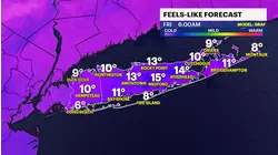 BITTER BLAST: Frigid overnight with flurries possible Friday