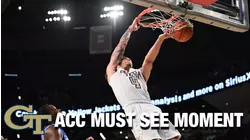 Georgia Tech's Michael Devoe's Pinpoint Pass Leads To Jordan Usher's Big Flush | ACC Must See Moment
