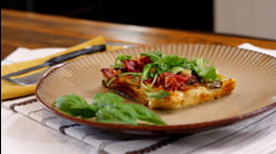 Fresh. Simple. Healthy.: Prosciutto, Arugula & Cheese Pizza