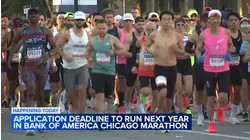 Tuesday is deadline for 2026 Chicago Marathon applications