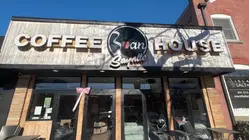 Grab a cup of coffee at Sayville Bean Coffee House