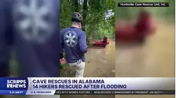 Hikers rescued from caves in Alabama