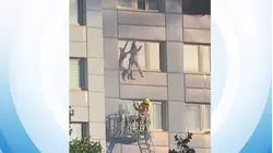 Video Shows Woman Landing Perfectly in Firetruck Rescue Basket