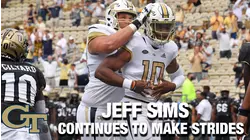 Georgia Tech QB Jeff Sims Continues To Make Strides