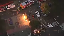 Fire crews respond to reported home explosion in Chino Hills