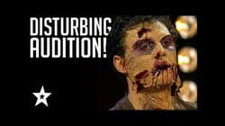 Make-up Artist Makes Creepy Mask on Turkey's Got Talent | Got Talent Global