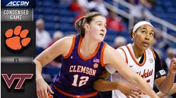 Virginia Tech vs. Clemson Condensed Game | ACC Women's Basketball (2021-22)