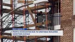 Residents evacuated after scaffolding become unstable in Marine Park