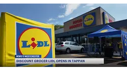 Shoppers line up ahead of opening of new Lidl location in Tappan