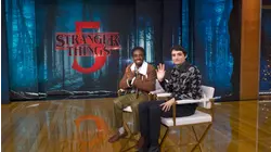 Finn Wolfhard and Caleb McLaughlin talk 'Stranger Things'