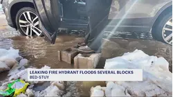 'Leaking hydrant' floods several blocks in Bed-Stuy