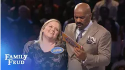 Lauren's billion dollar idea! | Family Feud
