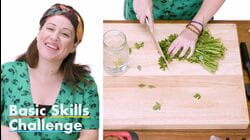 50 People Try to Mince Parsley