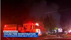 Crews Respond to Early Morning House Fire in West Central Fresno