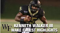 Kenneth Walker III Wake Forest Highlights | Wake Forrest RB