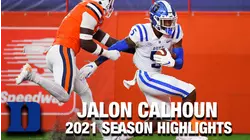 Jalon Calhoun Regular Season Highlights | Duke WR