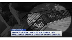 NYPD Hate Crime Task Force investigates vandalism at Brooklyn church
