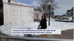 Hillary Clinton's deposition on Epstein crimes paused after photo of private proceeding posted online