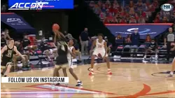 Virginia's Reece Beekman With The 2-Hand Flush | ACC Must See Moment