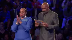 Steve Harvey dismisses Deena from Fast Money #3.