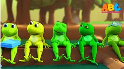 Five Little Speckled Frogs (3D)