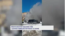 Fire inside Westchester Square home leaves families out in the cold