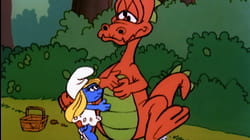 Pitufina Y El Dragón