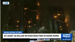 At least 36 killed in high-rise fire in Hong Kong