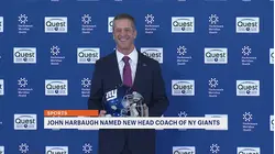'One mission.' John Harbaugh introduced as new Giants head coach
