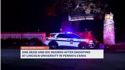Shooting leaves 1 dead and 6 hurt at historically Black university's homecoming fest in Pennsylvania