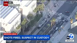 Woman in custody after allegedly firing gun into the air outside LACMA
