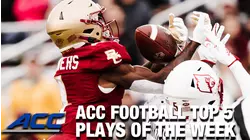2022 ACC Football Top 5 Plays Of The Week: Week 5