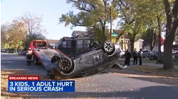 3 kids, 1 adult injured in South Side crash: sources